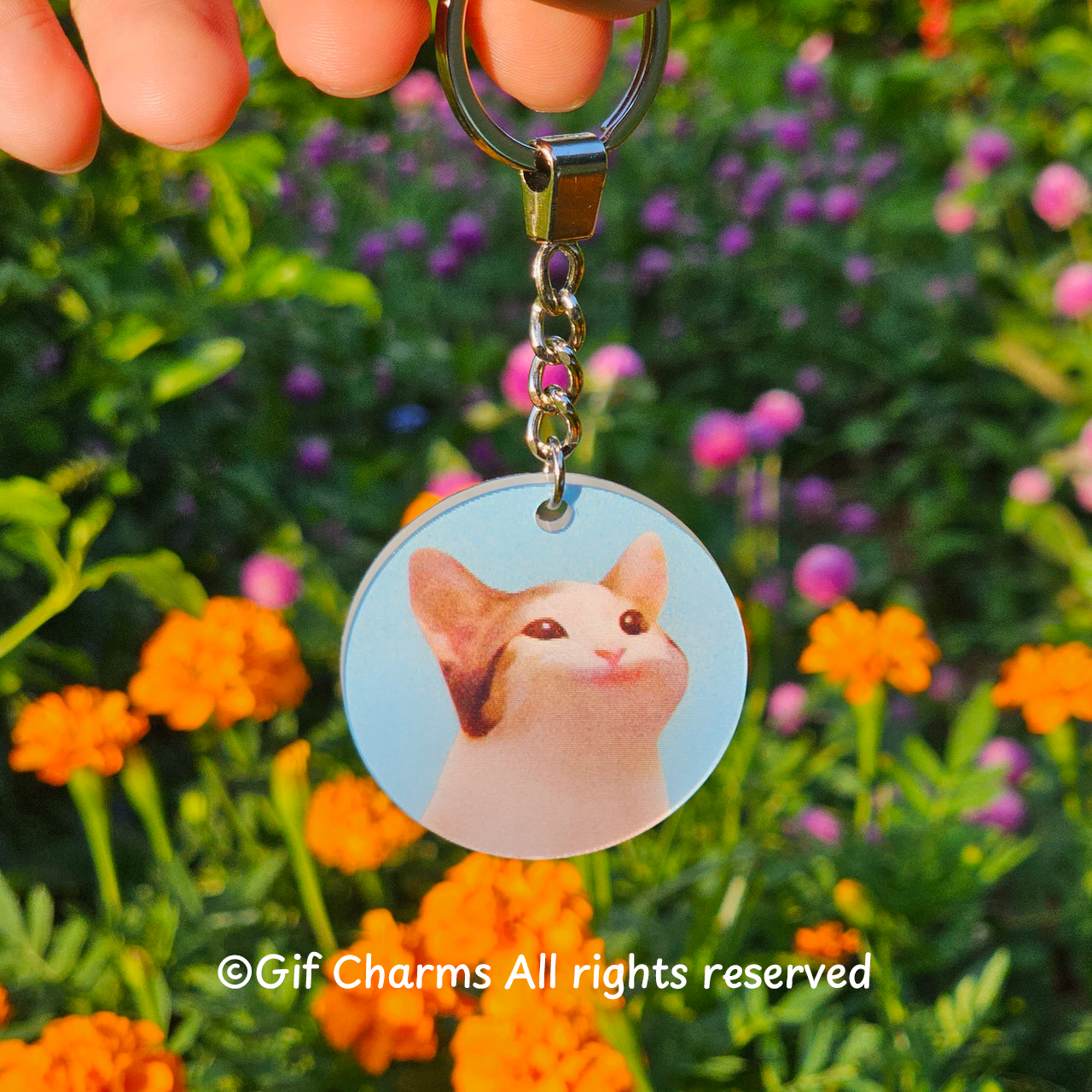 Pop Cat Gif Charm